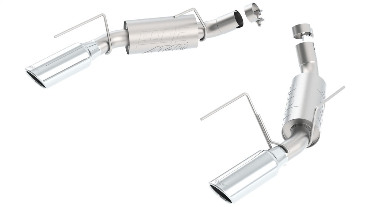 BORLA 11806 BORLA 11806 Axle-Back Performance Exhaust System for 2005-2009 Ford Mustang GT 4.6L V8 Automatic/Manual Transmission Coupe/Convertible.