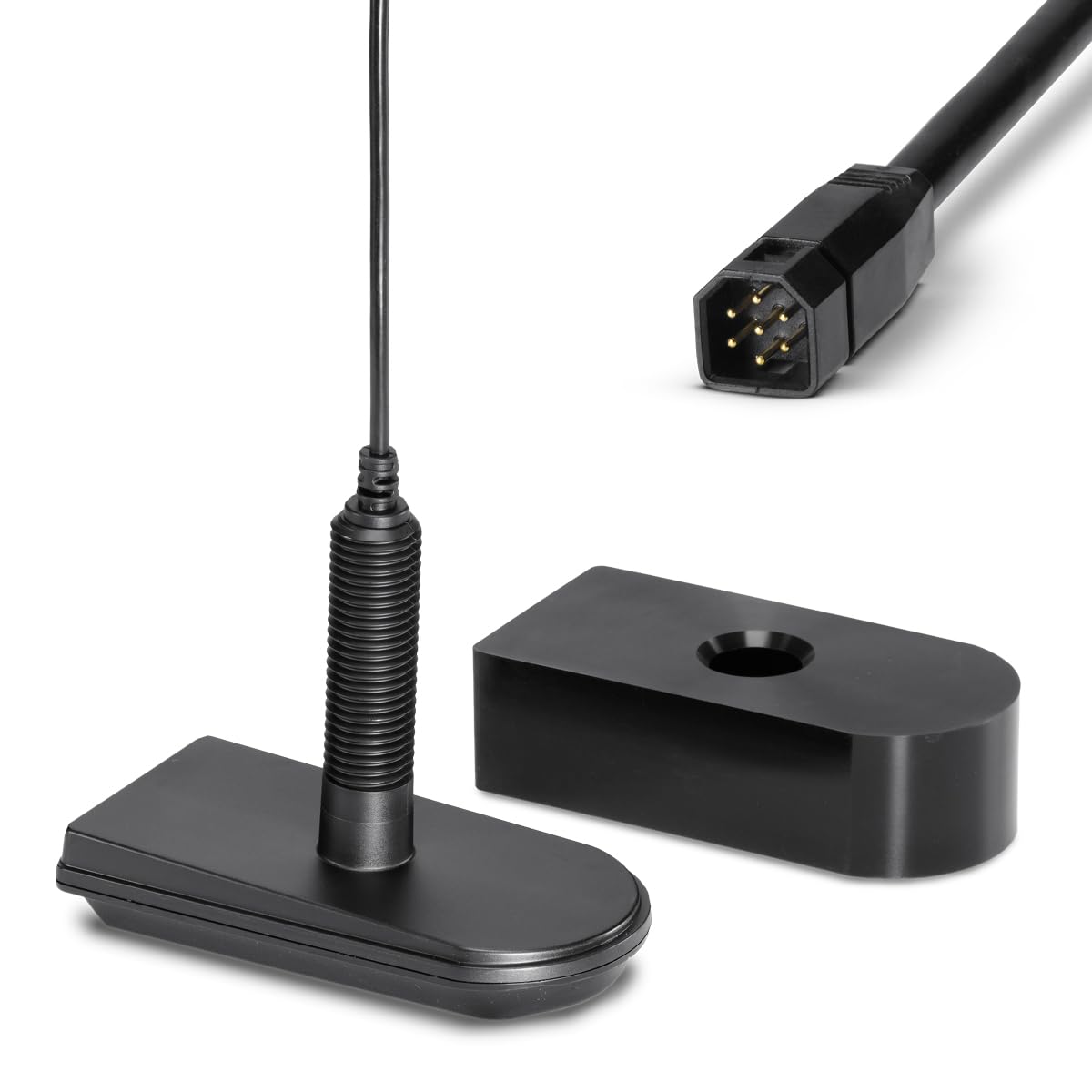 HUMMINBIRD 710264-1 Humminbird Plastic Thru Hull Transducer for Helix with Dual Beam Sonar, MEGA Side/Down Imaging – XPTH 9 20 MSI T