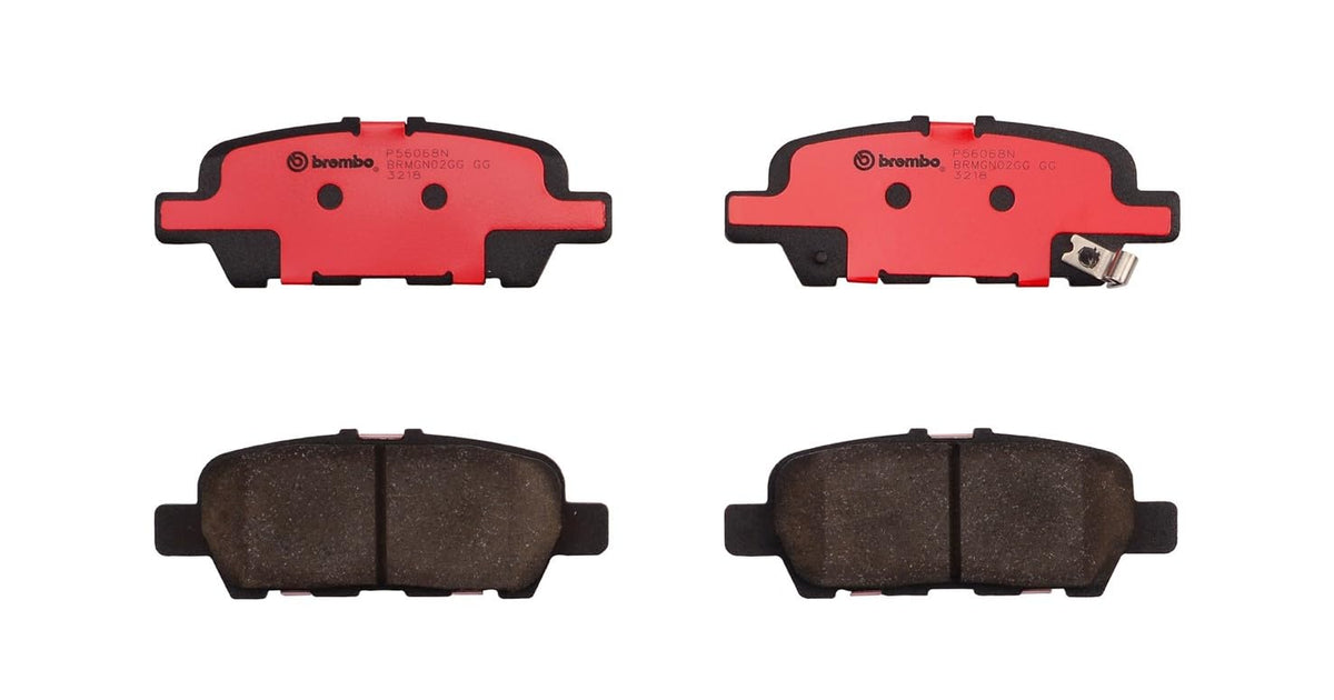 BREMBO P56068N Brembo P56068N Premium Ceramic Rear Disc Brake Pad Set INFINITI/NISSAN/SUZUKI OE# D40609N00A