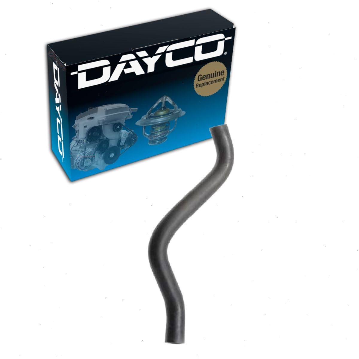 Dayco 72090 Upper Radiator Hose , Black