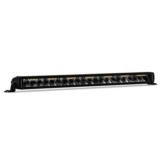 GO RHINO 751052012CSS Go Rhino Xplor Lighting: Blackout Combo Series 20.5" Single Row LED Light Bar w/ Amber Lighting | Side & Track Mount, Aluminum, Black | 751052012CSS