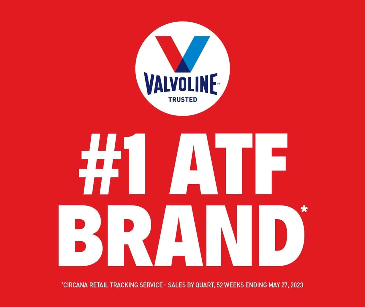 VALVOLINE VV3246 Valvoline Multi-Vehicle (ATF) Full Synthetic Automatic Transmission Fluid 1 QT, Case of 6