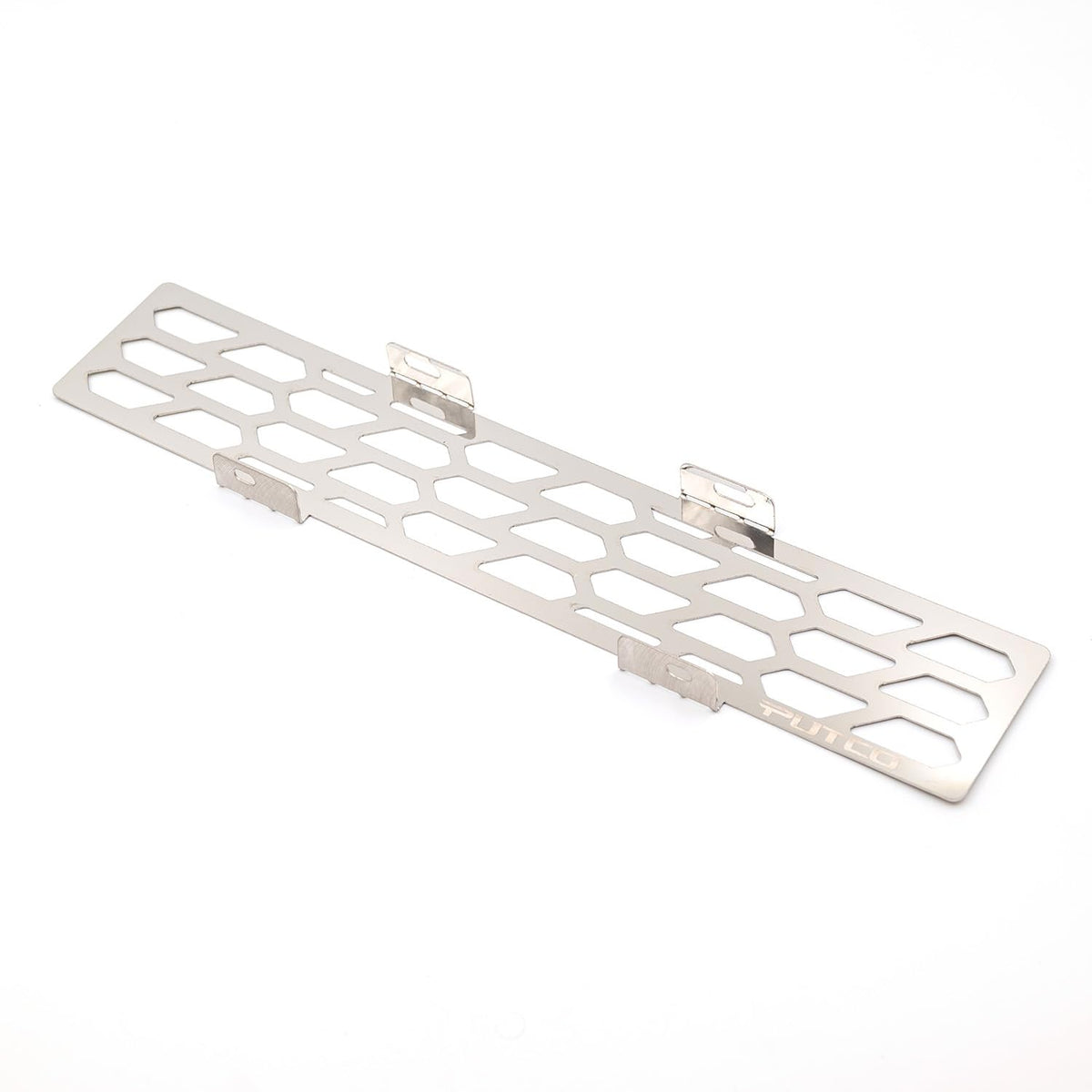 Putco 82172 Putco Bumper Grille Inserts Fits Ford Super Duty 2023-2025 Hex Shield Design Polished Stainless Steel, 82172