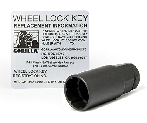 GORILLA 96643BDX Gorilla Automotive 96643BDX Black Factory Style Wheel Lock System (14mm x 1.50 Thread Size, 20-Pack)