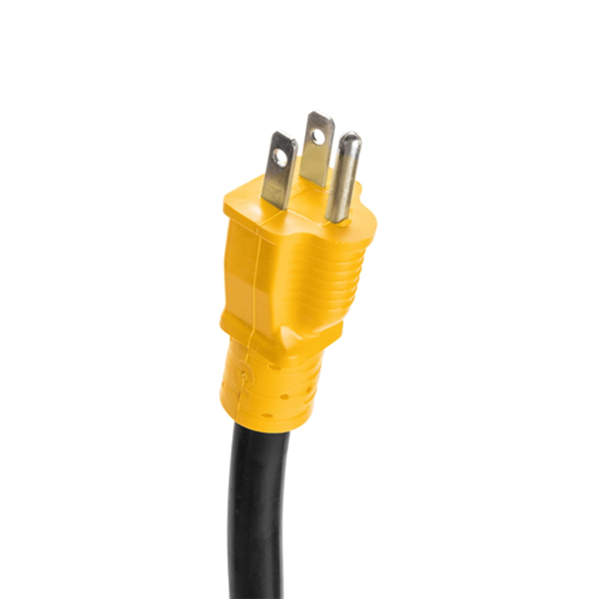 CAMCO 55025 Camco PowerGrip 45 Amp RV Plug Adapter, Combines 15 Amp and 30 Amp to 50 Amp Outlet, Heavy Duty Camper Electrical Power Adapter Cord