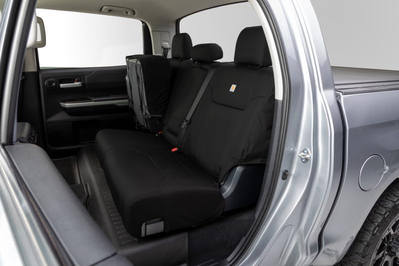 Covercraft GTC4330ABCOBK Carhartt Super Dux PrecisionFit Custom Front Row Seat Covers - Black