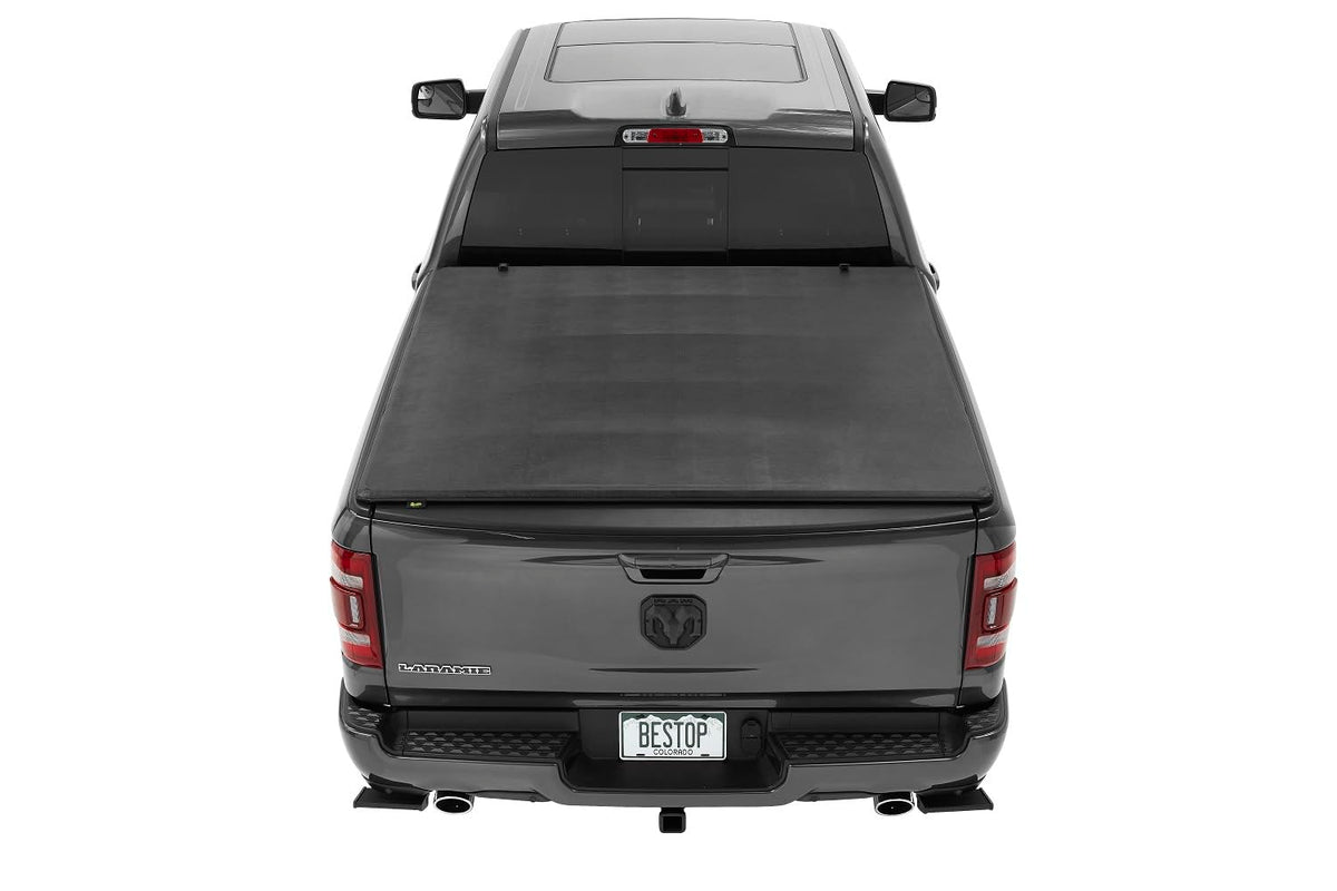 BESTOP 16227-01 Bestop 1622701 EZ-Fold Soft Tonneau Cover for 2019-Current Dodge Ram 1500 Without Rambox, 5.7' Bed