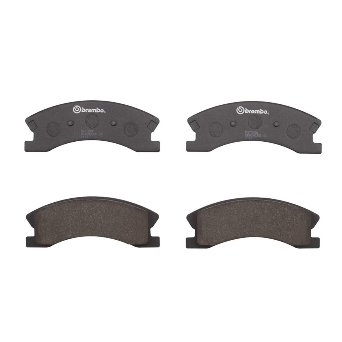 BREMBO P37008N Brembo P37008N Premium Ceramic Front Disc Brake Pad Set JEEP/JEEP (BJC) OE# K05093183AA