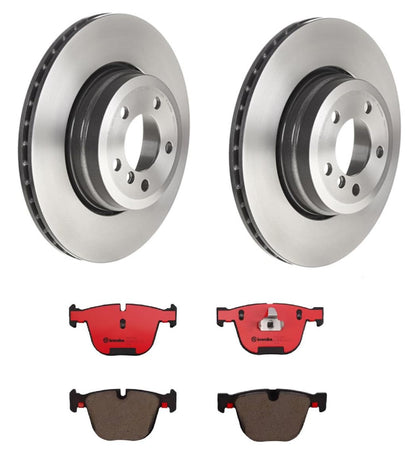 BREMBO KT00A77 Brembo - Rear Brake Kit for BENTLEY/BMW/ROLLS-ROYCE- Ceramic Brake Pads (P06026N) and Rotors (09.A712.11). Kit #KT00A77