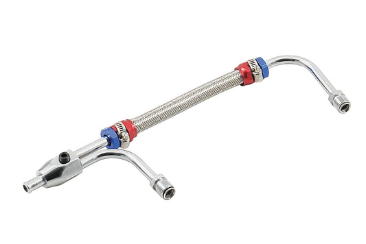 MR GASKET 1556G Mr. Gasket Fuel Line, Adjustable Holley W/Gauge, 0.125 in. NPT