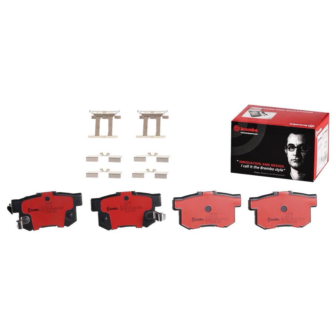 BREMBO P28039N Brembo P28039N Premium Ceramic Rear Disc Brake Pad Set ACURA/HONDA/HONDA (GAC) OE# 43022SJFE00