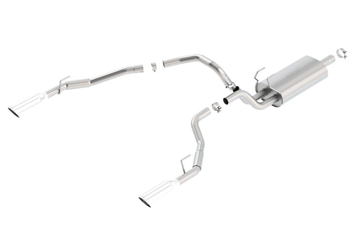 BORLA 140552 BORLA 140552 Cat-Back Performance Exhaust System for '09 Dodge 1500/ '10-'18 Ram 1500/ '19-'24 Ram Classic 1500 ONLY 5.7L V8 AT 2&4WD All Cab & Bed Config. "Through Bumper" Tip Exit.