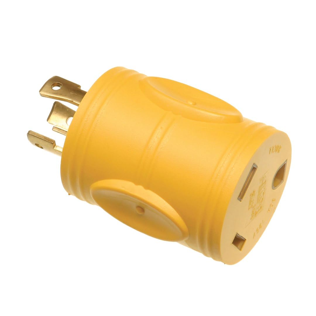 ARCON 14398 Arcon 14398 Generator Round Power Adapter, 30-Amp,Black