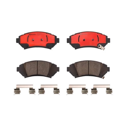BREMBO P64001N Brembo P64001N Premium Ceramic Front Disc Brake Pad Set PONTIAC/CHEVROLET/BUICK OE# 88964119