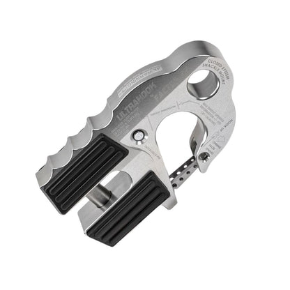 FACTOR 55 00250-05 Factor 55 00250-05 Ultrahook Winch Hook Closed System Shackle Max Load 16,000 lbs ULT Strength Shackle Pin Mount 48,000 lbs Offroad 4x4 Adventure – Silver