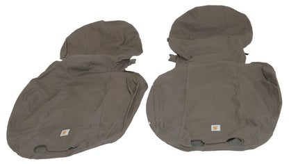 Covercraft SSC3480CAGY Covercraft Carhartt SeatSaver Custom Seat Covers – SSC3480CAGY – 1st Row 40/20/40 Bench Seat – for 2019-2020 Ford F-150, 2019-2022 F-250/F-350 – Gravel