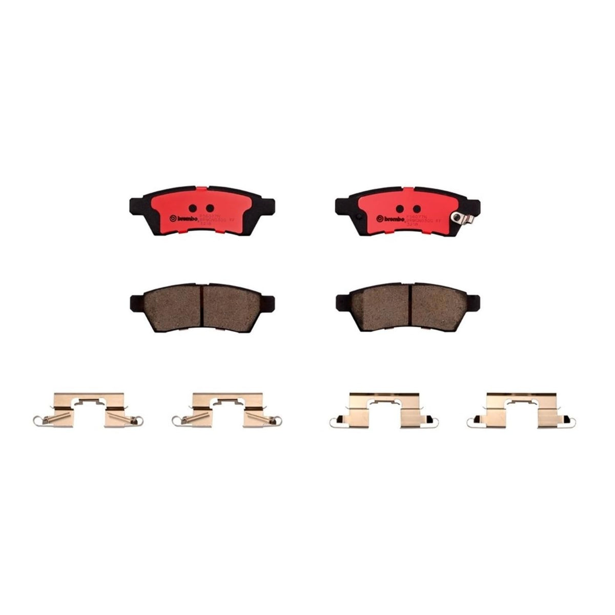 BREMBO P56077N Brembo P56077N Premium Ceramic Rear Disc Brake Pad Set SUZUKI/NISSAN OE# 5581082Z10