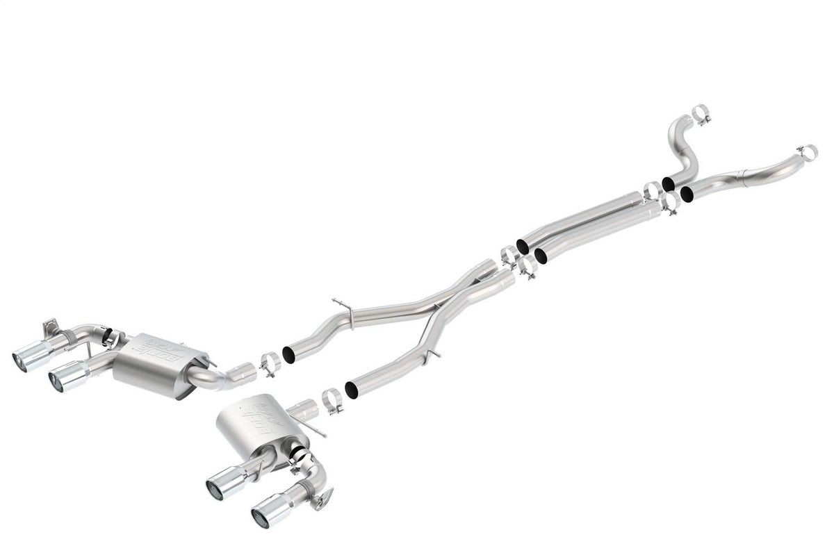 BORLA 140727 BORLA 140727 Cat-Back System for 2017-2023 Chevrolet Camaro ZL1 6.2L V8 Auto./ Manual Trans. With NPP (dual mode exhaust). NOT Recommended For Convertibles. Installation REQUIRES Cutting O.E. System