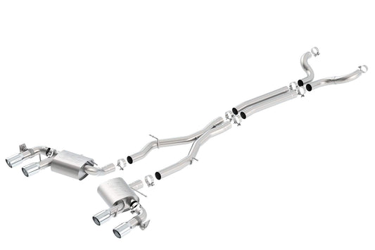 BORLA 140727 BORLA 140727 Cat-Back System for 2017-2023 Chevrolet Camaro ZL1 6.2L V8 Auto./ Manual Trans. With NPP (dual mode exhaust). NOT Recommended For Convertibles. Installation REQUIRES Cutting O.E. System