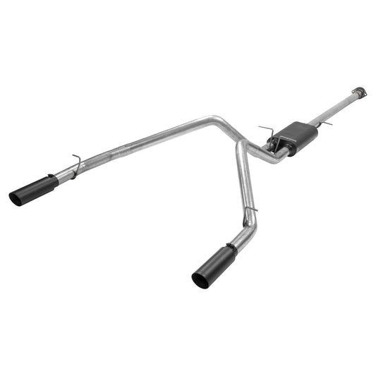 FLOWMASTER 817843 Flowmaster 817843 American Thunder Cat-Back Exhaust Dual 3 Inch Stainless 4 Inch Tips Compatible with 2019-2024 RAM 1500 New Body 5.7L 2/4WD 140.5 144.6 153.5 Inch Wheelbase 5.7 6.4 Foot Bed