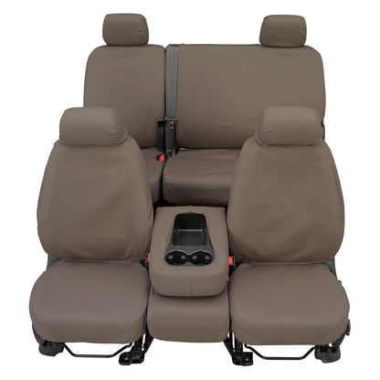 COVERCRAFT SS2394PCCT Covercraft Custom-Fit Front Bucket SeatSaver Seat Covers - Polycotton Fabric, Misty Grey