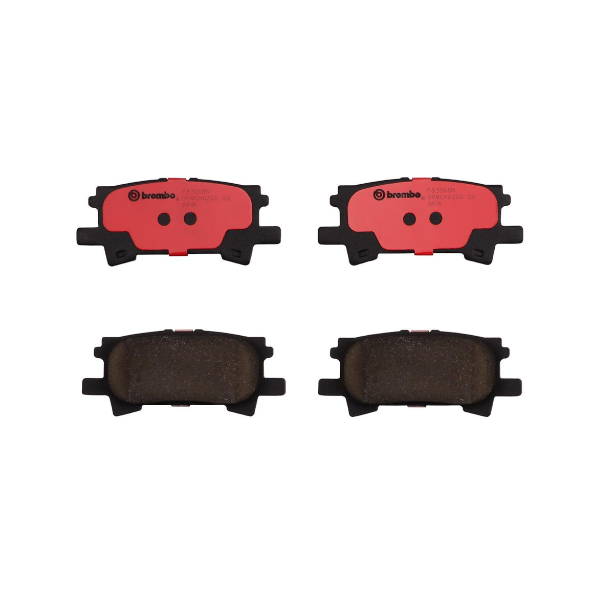 BREMBO P83068N Brembo P83068N Premium Ceramic Rear Disc Brake Pad Set LEXUS/TOYOTA OE# 0446648060