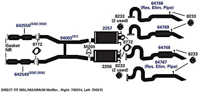 AP EXHAUST 642549 Ap Exhaust 642549 DIRECT FIT CATALYTIC CONVERTER