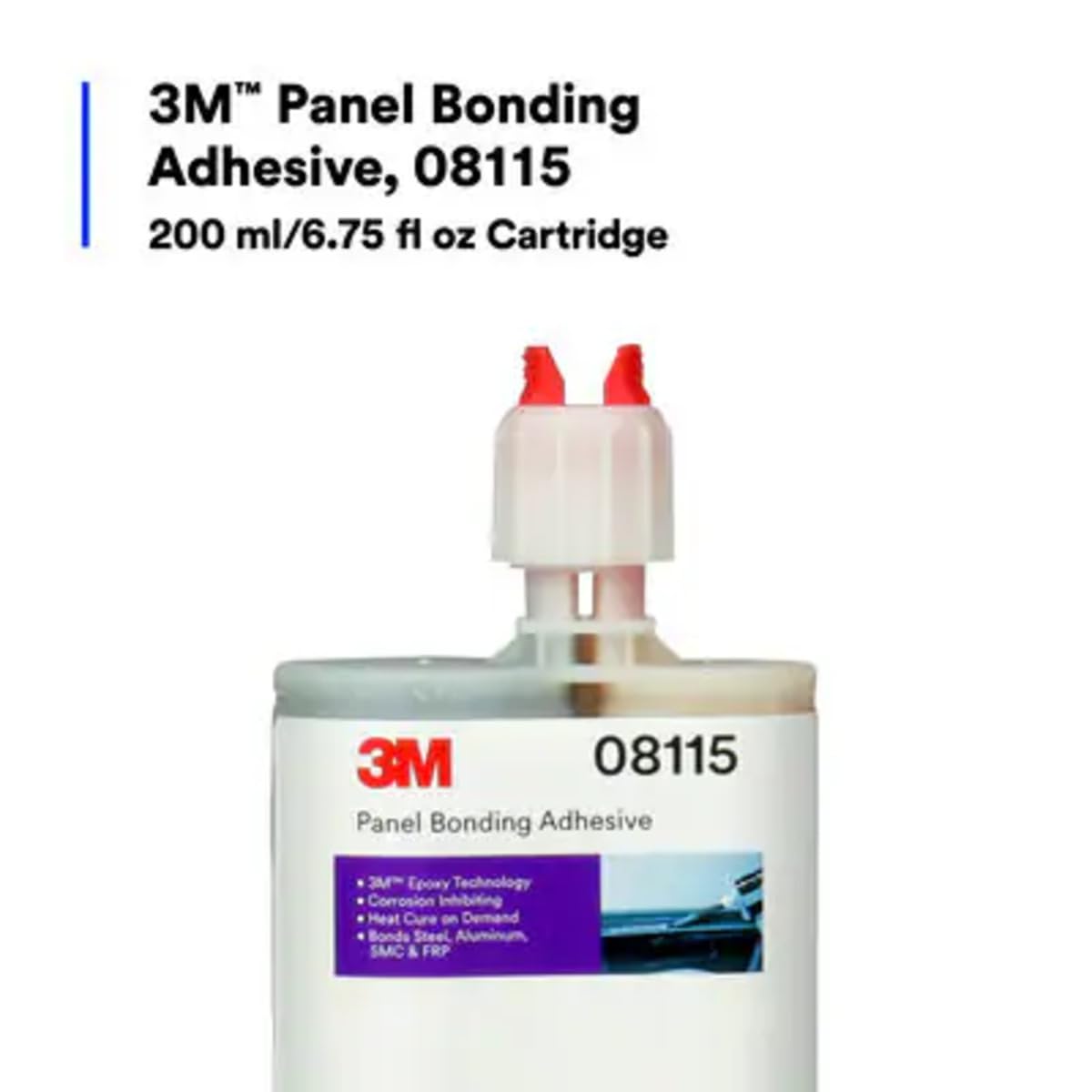 3M 08115 3M Panel Bonding Adhesive 08115, 200 mL Cartridge