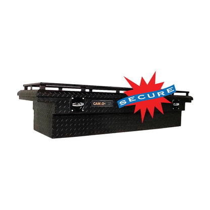 CAMLOCKER S71LP_RLMB CamLocker S71LPRLMB 71in Crossover Truck Tool Box with Rail (71in Low Profile Crossover Truck Tool Box with Rail - Matte Black)