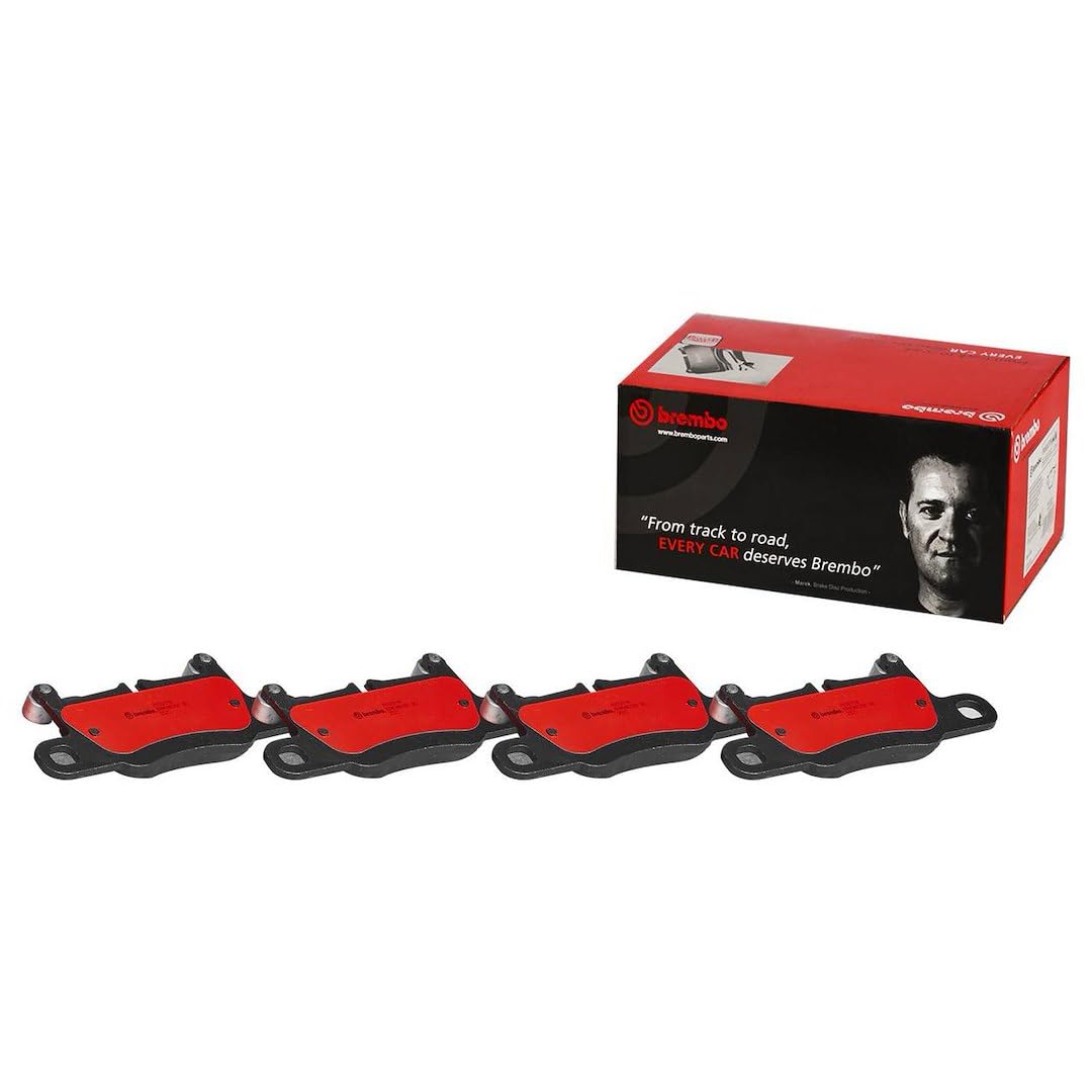 BREMBO P65031N Brembo P65031N Premium Ceramic Rear Disc Brake Pad Set PORSCHE OE# 99135294900