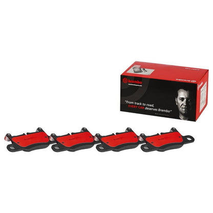 BREMBO P65031N Brembo P65031N Premium Ceramic Rear Disc Brake Pad Set PORSCHE OE# 99135294900