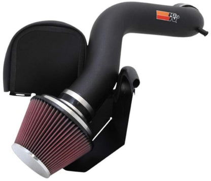 K&N FILTER 57-1539 K&N Cold Air Intake System: High-Flow Air-Filter, Increase Performance & Horsepower: Compatible with 2004-2009 DODGE Durango; 2007 CHRYSLER Aspen, 57-1539