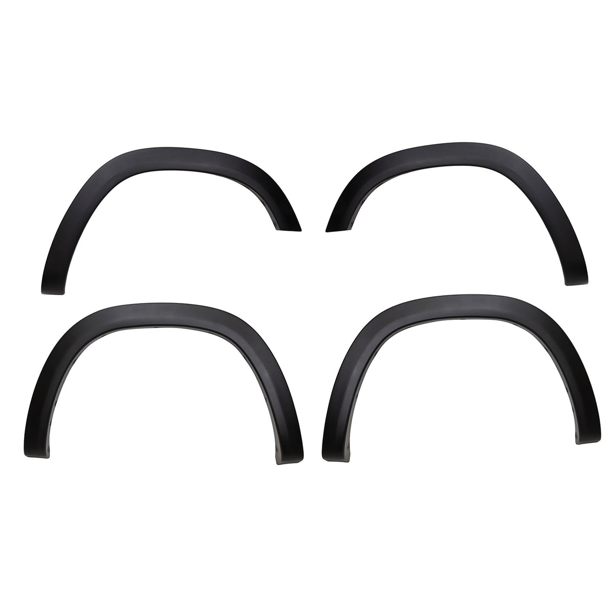 TRAILFX TFD3005OE TrailFX Fender Flares for Ram 1500 2019-2024 OE Style Black Smooth Paintable Polypropylene, Set of 4 with Stainless Steel Hardware TrailFX TFD3005OE