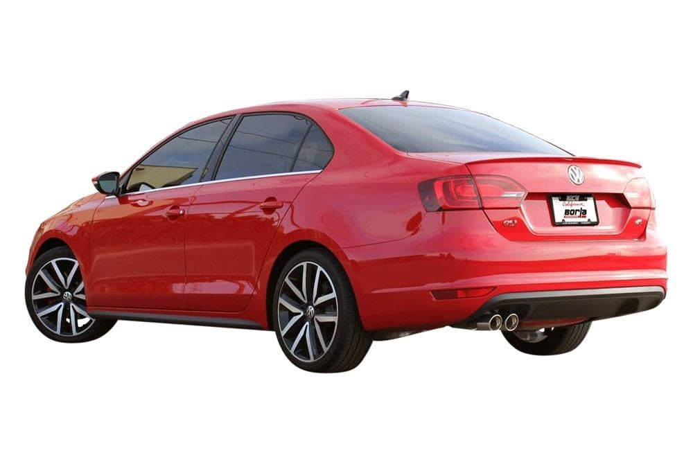 BORLA 140472 BORLA 140472 Cat-Back Performance Exhaust System for 2012-2018 Volkswagen Jetta GLI MK6 2.0L 4 Cyl. Turbo/ 2014-2018 1.8L Turbo Automatic/Manual Transmission Front Wheel Drive 4 Door.