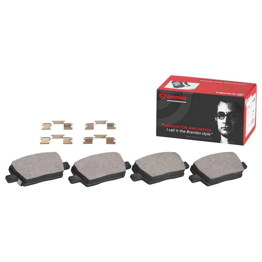 BREMBO P10071N Brembo P10071N Premium Ceramic Rear Disc Brake Pad Set CADILLAC (SGM) OE# 23341199