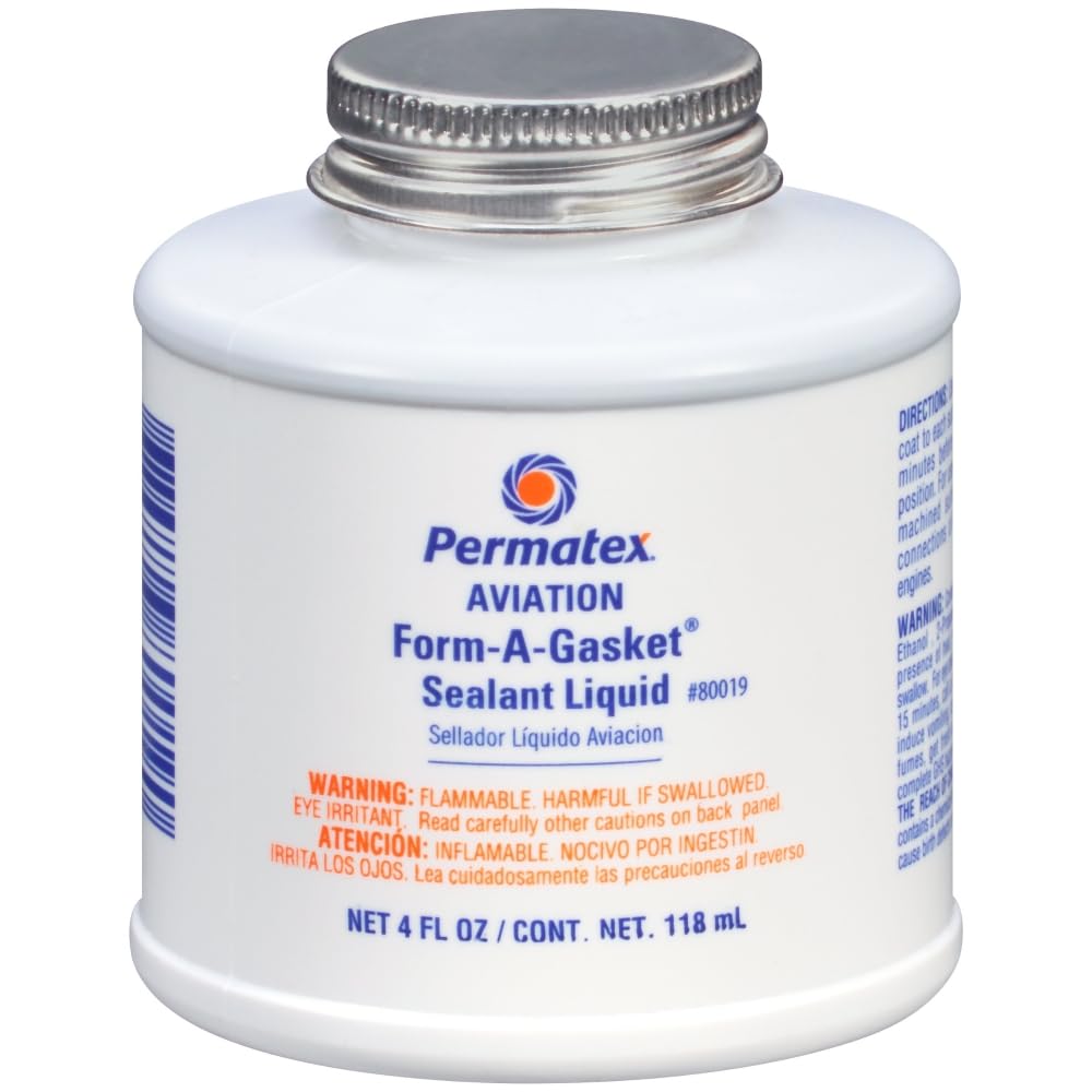 PERMATEX 80019 Permatex 80019-12PK Aviation Form-A-Gasket No. 3 Sealant, 4 oz. (Pack of 12)