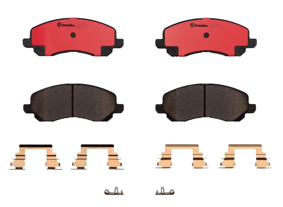 BREMBO P54030N Brembo P54030N Premium Ceramic Front Disc Brake Pad Set CHRYSLER/CITROËN/DODGE/HYUNDAI/JEEP/LANCIA/MITSUBISHI/MITSUBISHI (BJC)/MITSUBISHI (SOUEAST)/PEUGEOT OE# 4605A879
