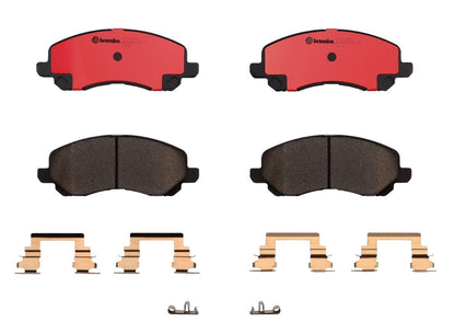 BREMBO P54030N Brembo P54030N Premium Ceramic Front Disc Brake Pad Set CHRYSLER/CITROËN/DODGE/HYUNDAI/JEEP/LANCIA/MITSUBISHI/MITSUBISHI (BJC)/MITSUBISHI (SOUEAST)/PEUGEOT OE# 4605A879