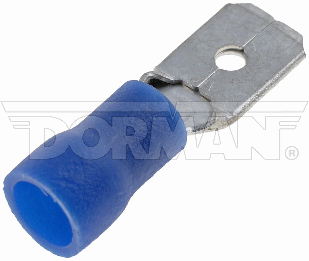 DORMAN 85453 Dorman 85453 16-14 Gauge Male Disconnect, .250 in., Blue, 20 Pack