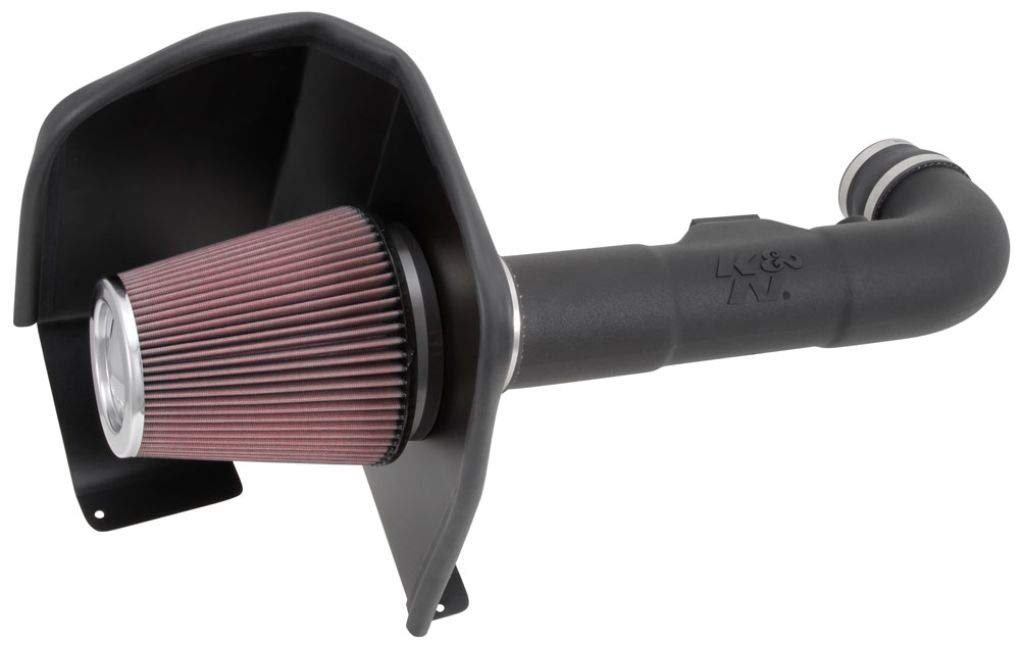 K&N FILTER 57-3082 K&N Cold Air Intake System: High-Flow Air Filter, Increase Performance & Towing: Compatible with 2014-2020 Chevy/GMC/Cadillac Silverado 1500, Suburban, Tahoe, Sierra 1500, Yukon, Escalade, 57-3082
