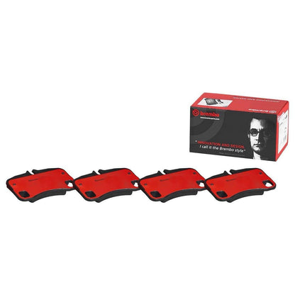 BREMBO P65022N Brembo P65022N Premium Ceramic Rear Disc Brake Pad Set PORSCHE OE# 99735294905