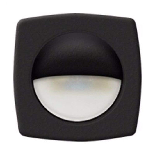 T-H MARINE LED-51891-DP T-H Marine LED Courtesy Companion Way Light - Square Lights Offer Enhanced Night Vision for Boat Interior, Deck, or Cockpit - Multi-Purpose Use and Low Power Draw - Black