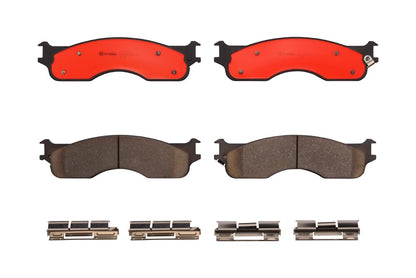 BREMBO P18011N Brembo P18011N Premium Ceramic Front Disc Brake Pad Set DODGE OE# 5139909AA