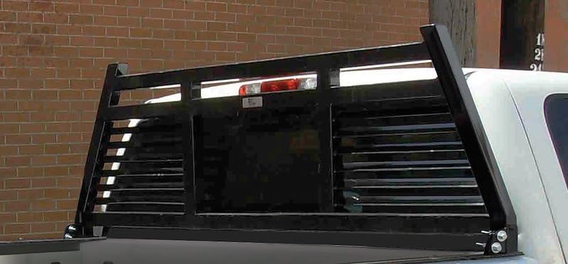 CATTLEMAN CR226BO Cattleman HD CR226BO Headache Rack Louvered Powder Coated Black Steel