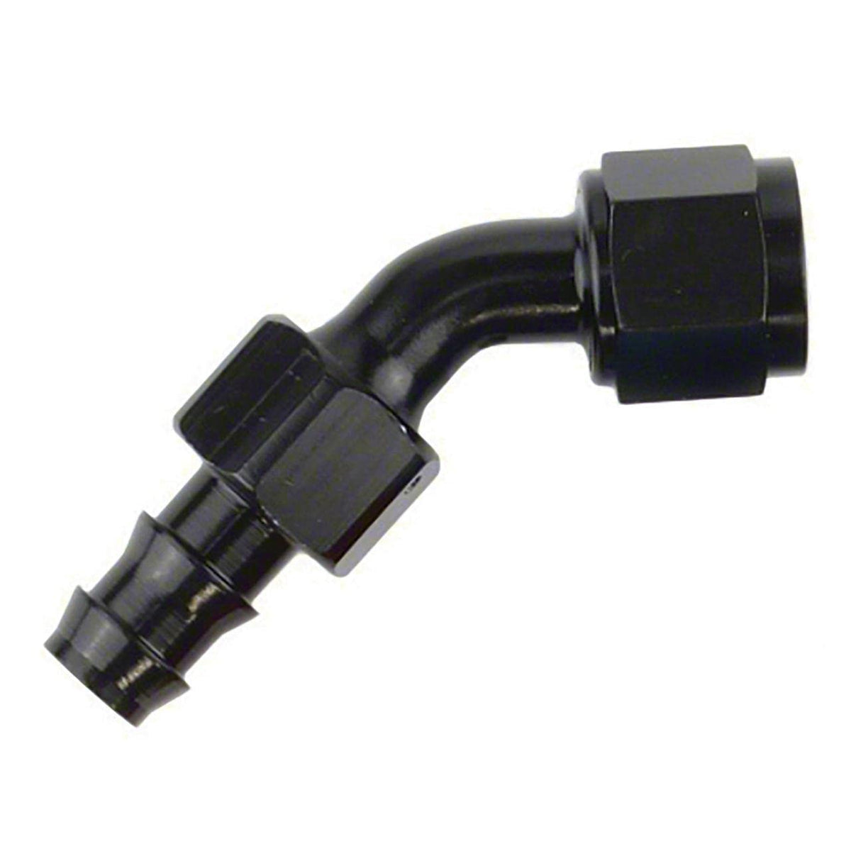 SPEEDFX 520845BK Speedfx 520845BK -8AN X 45 BLK PUSH-ON HOSE END