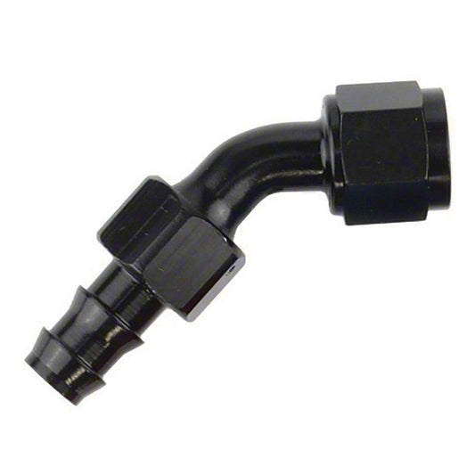 SPEEDFX 520845BK Speedfx 520845BK -8AN X 45 BLK PUSH-ON HOSE END