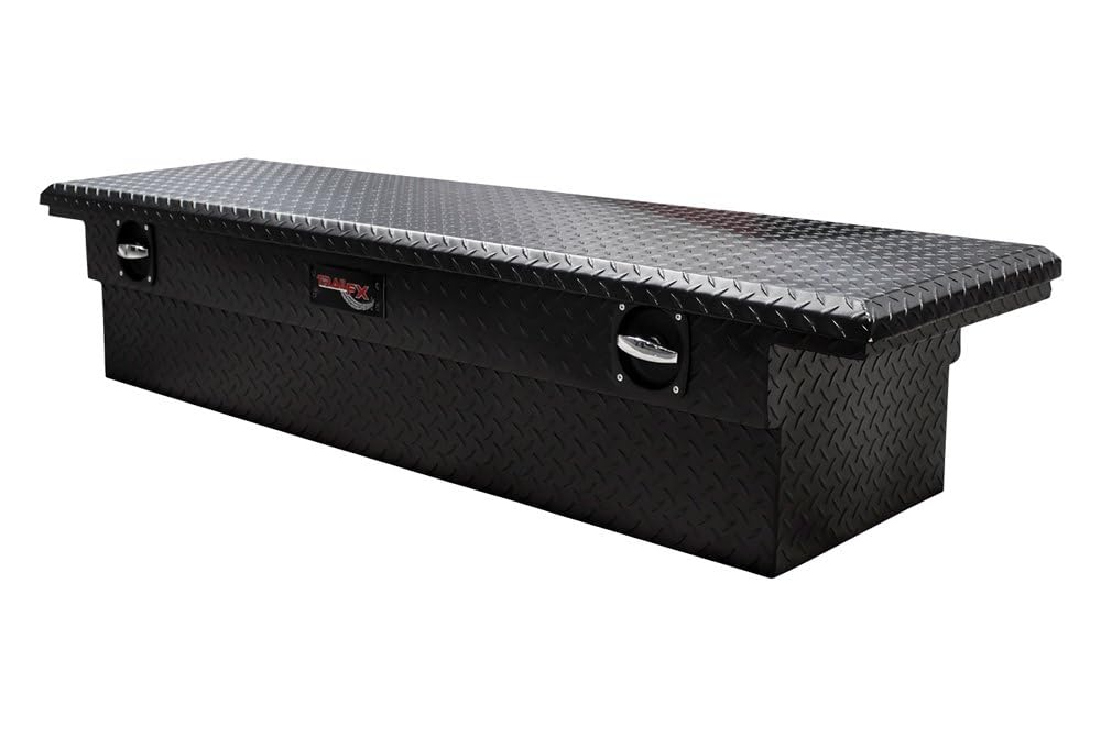 TRAILFX 120693CR Crossover Low Profile, Single Lid, Diamond Tread, Matte Black, Aluminum