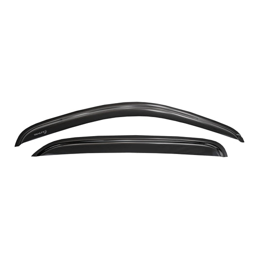 TRAILFX 4044H TRAILFX Rain Guard Tape On Window Vent Visors Acrylic with A Smoke Tint 4 Piece Compatible with SILV/SIER CB 99-07 - 4044H