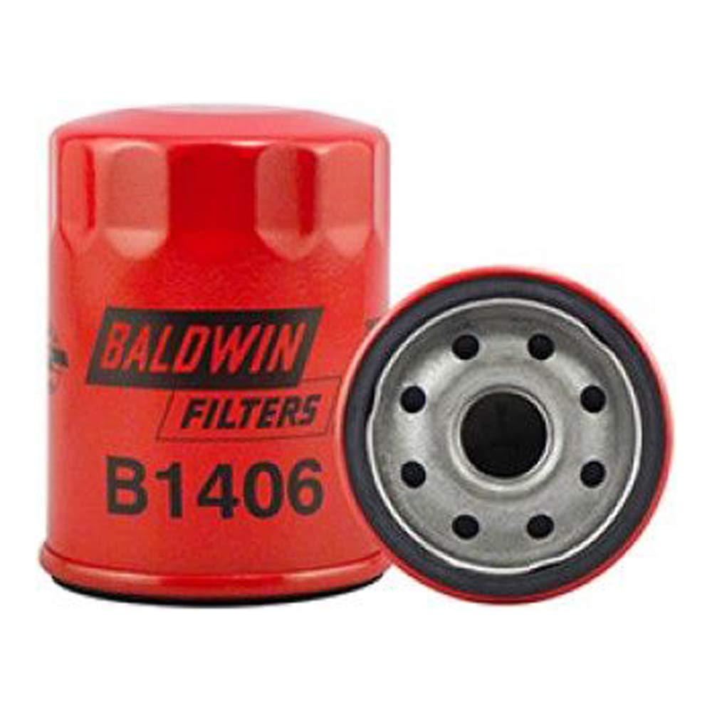 Baldwin Filters B1406 Oil Fltr, Spin-On, 3-1/2"x2-11/16"x3-1/2"