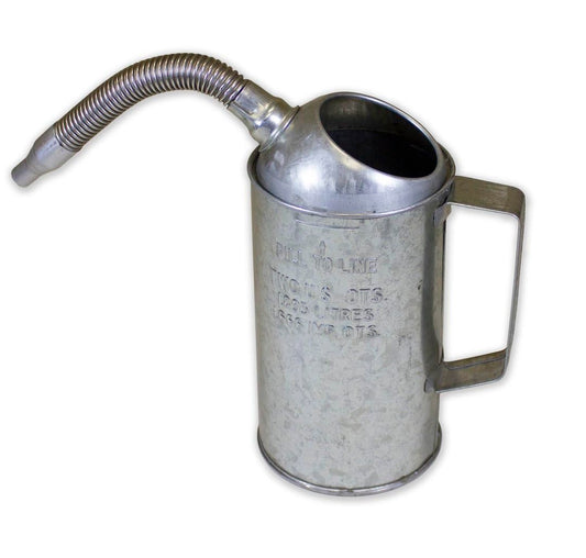 WIRTHCO 94486 WirthCo Funnel King 94486 Galvanized Steel Measure Can, 2 Quart, Spout